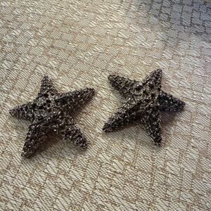 Pottery Barn Silver Starfish Salt & Pepper shakers